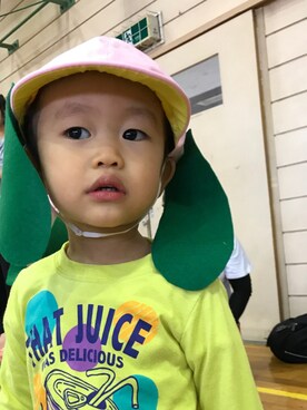 「UNIQLO（ユニクロ）のアイテム（パンツ）」を使った、aoyamaさん（キッズ・90cm）の秋コーディネート
