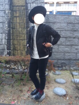 「アイテム（MA-1）」を使った、つかはらさんさん（メンズ・172cm・10代）の秋コーディネート