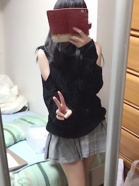 「Samantha Thavasa（サマンサタバサ）のアイテム（その他）」を使った、理子さん（レディース・148cm）の冬コーディネート