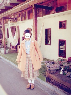 「Crisp」｜なつみさん（レディース・154cm）の冬コーディネート