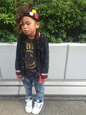 ru-neiさん（キッズ・110cm）の秋コーディネート