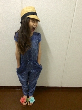 「SCOTCH & SODA（スコッチ アンド ソーダ）のアイテム（シューズ）」を使った、ru-neiさん（キッズ・110cm）の春コーディネート