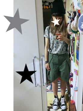 「おじさん」｜ru-neiさん（レディース・156cm）の夏コーディネート