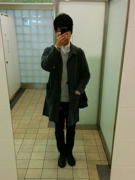 「チャイハネ（チャイハネ）のアイテム（財布/小物）」を使った、若木さん（メンズ・180cm）の冬コーディネート