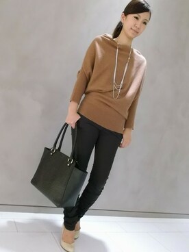 かねちゃんさん（レディース・164cm）の秋コーディネート