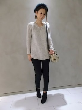 かねちゃんさん（レディース・164cm）の秋コーディネート