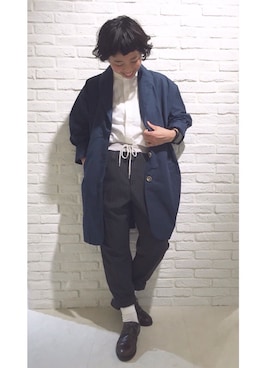 「FRAPBOIS half」｜「アイテム（ジャケット/アウター）」を使った、aaayanさん（レディース・158cm）の冬コーディネート