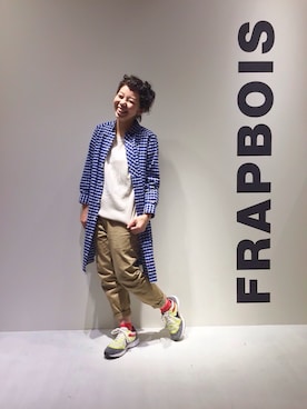 「FRAPBOIS half」｜「アイテム（ワンピース/ドレス）」を使った、aaayanさん（レディース・158cm）の春コーディネート