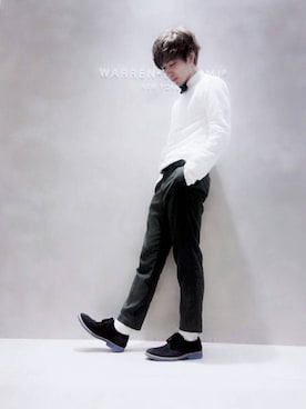 「ZARA MANのアイテム」を使った、Riku Funayamaさん（メンズ・166cm）の春コーディネート