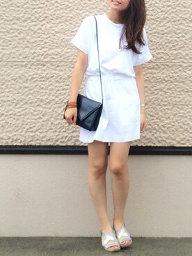 「SEE BY CHLOE（シーバイクロエ）のアイテム（ワンピース/ドレス）」を使った、sceさん（レディース・166cm）の夏コーディネート