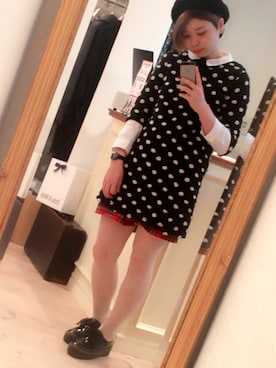 「Dolly&Molly（ドリー＆モリー）のアイテム」を使った、yuika  ;)さん（レディース・165cm）の冬コーディネート