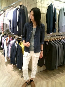 カヲルさん（メンズ・180cm）の夏コーディネート