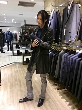 カヲルさん（メンズ・180cm）の秋コーディネート