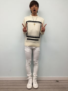 「L.H.P（エルエイチピー）のアイテム（スニーカー）」を使った、Hiroya Matsumotoさん（メンズ・174cm）の冬コーディネート