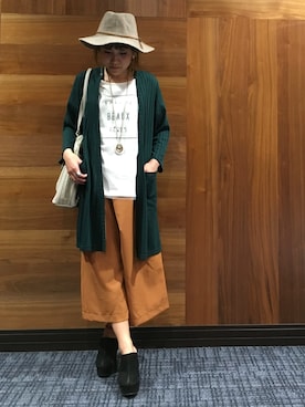 「3can4on（サンカンシオン）のアイテム（アンサンブル）」を使った、h1203iさん（レディース・148cm）の秋コーディネート