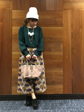 「3can4on（サンカンシオン）のアイテム（アクセサリー）」を使った、h1203iさん（レディース・148cm）の秋コーディネート