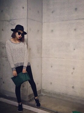 草野春香さん（レディース・172cm）の秋コーディネート