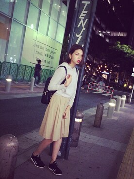 草野春香さん（レディース・172cm）の秋コーディネート