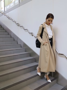 草野春香さん(レディース・172cm)の春コーディネート