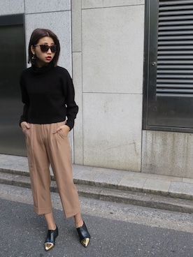 「murua」｜草野春香さん（レディース・170cm）の秋コーディネート