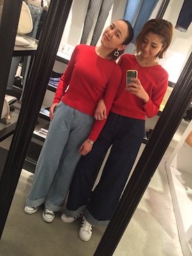 「murua」｜草野春香さん（レディース・170cm）の冬コーディネート