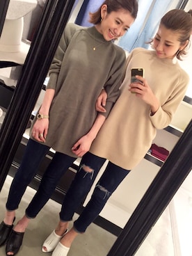 「murua」｜草野春香さん（レディース・170cm）の冬コーディネート