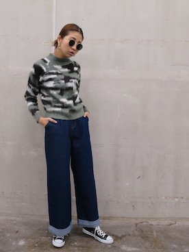 「murua」｜草野春香さん（レディース・170cm）の冬コーディネート