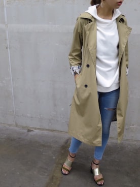 草野春香さん（レディース・170cm）の春コーディネート