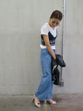 「murua」｜草野春香さん（レディース・170cm）の春コーディネート