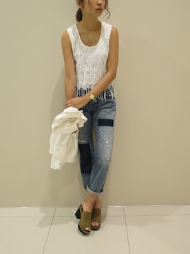 「murua」｜草野春香さん（レディース・170cm）の春コーディネート