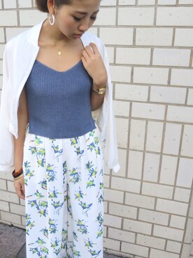 「murua」｜草野春香さん（レディース・170cm）の春コーディネート