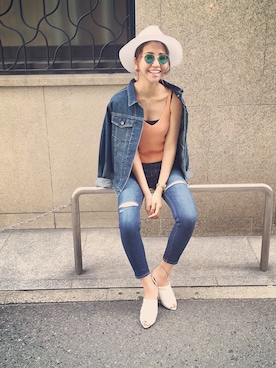 「murua」｜草野春香さん（レディース・170cm）の春コーディネート