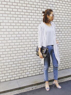 「murua」｜草野春香さん（レディース・170cm）の春コーディネート