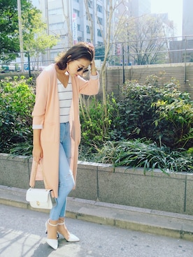 草野春香さん（レディース・170cm）の春コーディネート