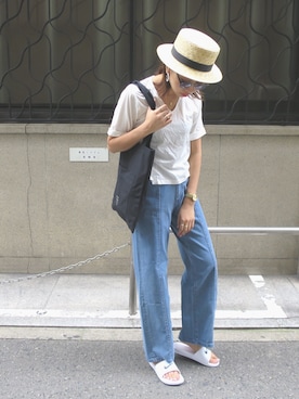 草野春香さん（レディース・170cm）の春コーディネート