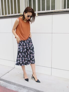 草野春香さん（レディース・170cm）の夏コーディネート