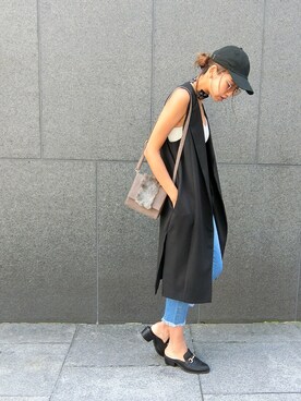 草野春香さん（レディース・170cm）の夏コーディネート