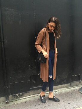 草野春香さん(レディース・170cm)の秋コーディネート