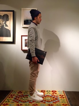 「JACK SPADE(ジャックスペード)のアイテム(帽子)」を使った、yathさん(メンズ・172cm)の秋コーディネート