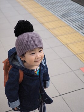 「ユニオ」｜まこさん（キッズ・90cm）の秋コーディネート