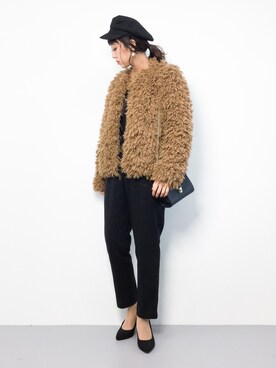 「calpestabile morbido（カルペスタビレモルビド）の【CLASSY. 12月号掲載】 CALPESTABILE MORBIDO/スマートフィット7.5cmパンプス（パンプス）」を使った、teraさん（レディース・164cm）の秋コーディネート