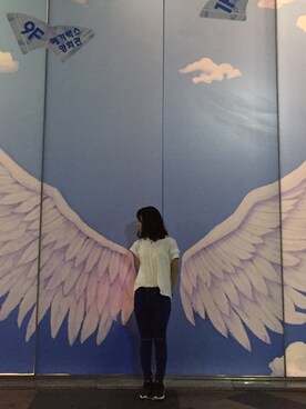 「A land（エーランド）のアイテム（パンツ）」を使った、linaさん（レディース・157cm）の秋コーディネート