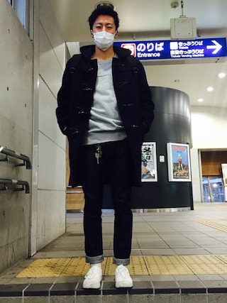 BEAMS（ビームス）の「GLOVERALL×BEAMS / 別注 ネイビー ウールボア