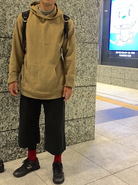 「JOHN LAWRENCE SULLIVAN accessory（ジョンローレンスサリバンアクセサリー）のアイテム（アクセサリー）」を使った、Takahiroさん（メンズ・174cm）の秋コーディネート