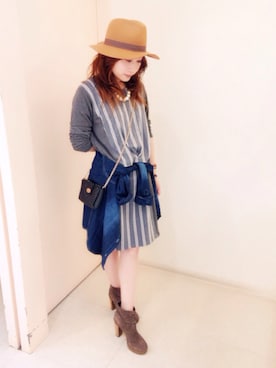 「Import & Select（インポートアンドセレクト）のアイテム（ワンピース/ドレス）」を使った、mriさん（レディース・156cm）の秋コーディネート