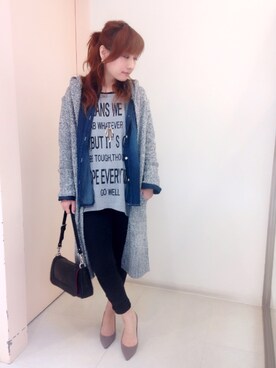 「Artemis（アルテミス）のアイテム」を使った、mriさん（レディース・156cm）の冬コーディネート