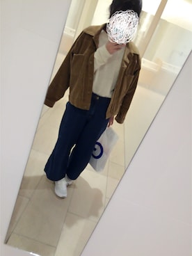 「RAY CASSIN（レイカズン）のアイテム（アクセサリー）」を使った、△あやか△さん（レディース・154cm）の冬コーディネート