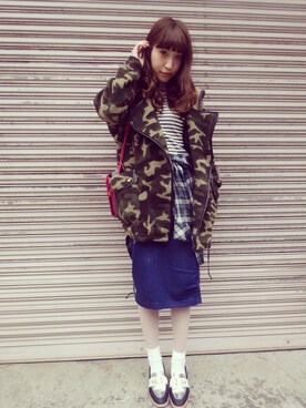 「Jeffrey Campbell（ジェフリーキャンベル）のアイテム（パンプス）」を使った、ヤマサキ サオリさん（レディース・169cm）の春コーディネート