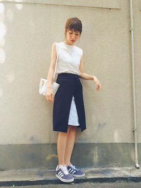 ヤマサキ サオリさん(レディース・169cm)の夏コーディネート