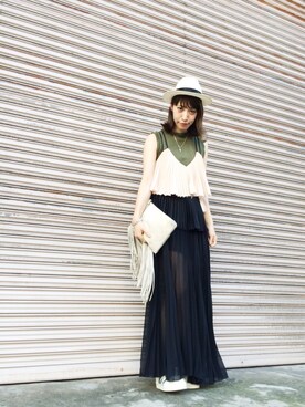 ヤマサキ サオリさん（レディース・169cm）の夏コーディネート